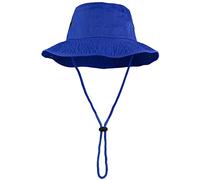 Wide Brim Hiking Fishing Safari Boonie Bucket Hats 100% Cotton UV Sun Protection for Men Women Outdoor Activities L/XL Royal Blue