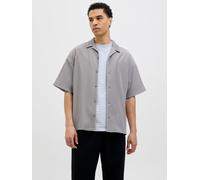 Wide Fit Hawaii-hemd L Grau