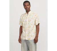 Wide Fit Hawaii-hemd M Beige