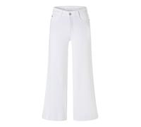Weite Jeans MAC "DREAM WIDE", Damen, Gr. 46, N-Gr, weiß denim, Web, Obermaterial: 75% Baumwolle, 12% Modal, 9% Polyester, 4% Elasthan, Jeans (97481014-46) weiß denim
