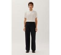 Wide-Leg Chino mit Bundfalten und adjustable waist Schwarz XL (01.745822-0039-XL)