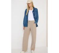Cordhose CECIL, Damen, Gr. 34, Länge 30, silber (silbery beige), Web, 98% Baumwolle, 2% Elasthan, unifarben, loose fit normal, Hosen Cordhose, High Waist (25212442-34) silbery beige