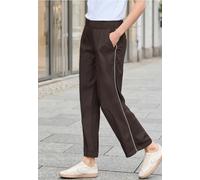 Wide Leg Culotte im Loose Fit mit Piping
