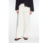 comma - Weiße Denim mit Wide-Leg und aufgesetzten Taschen weiß - Gr. - 34