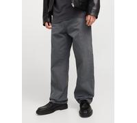 Wide Leg Fit Klassische Hosen 31/36 Grau