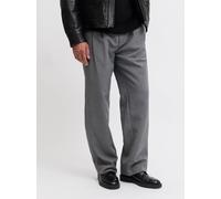 Wide Leg Fit Klassische Hosen 33/32 Grau
