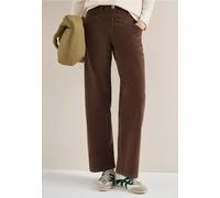 Cordhose CECIL, Damen, Gr. 30, Länge 32, urban taupe, Web, 98% Baumwolle, 2% Elasthan, unifarben, comfort fit normal, Hosen Cordhose, in Cord-Optik (99410524-30) urban taupe