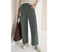 Cordhose CECIL, Damen, Gr. 33, Länge 28, chlorella grün, Web, 98% Baumwolle, 2% Elasthan, unifarben, comfort fit normal, Hosen Cordhose, in Cord-Optik (63557652-33) chlorella grün