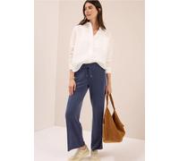 Culotte CECIL, Damen, Gr. XL, Länge 30, urban dunkelblau, Stoff, 58% Modal, 42% Polyester, unifarben, loose fit lang, Hosen Culotte, High Waist (44759752-XL) urban dunkelblau