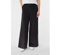 Wide-Leg-Hose aus Feincord mit Elastikbund grau 44