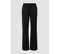 Wide-Leg-Hose aus Scuba mit Logo-Gummibund 48/REG schwarz 2165453.9999.48_REG