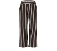 Wide Leg Hose im Casual Fit mit Streifen Rot 34_i