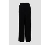 Wide-Leg-Hose im Loose Fit mit Elastikbund 46 schwarz 2161117.9999.46
