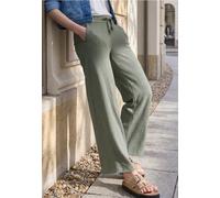 Wide Leg Hose in Crinkle Crash Struktur