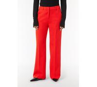 Wide Leg Hose mit Bügelfalte und Eingrifftaschen rot 34/REG
