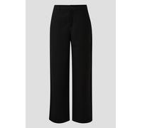 Wide Leg Hose | QS x Vanessa Mai 32/32 schwarz 2174417.9999.32_32