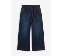 Wide-Leg-Jeans High Waist, Bequembund cropped 42