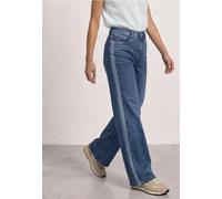 Wide Leg Jeans im Loose Fit mit Gallonstreifen