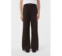 Wide-Leg-Jeans im Relaxed Fit braun 46/REG