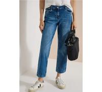 Wide Leg Jeans mit Gallonstreifen