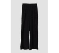 Wide Leg Jogpants mit samtiger Struktur 170/176 schwarz 2170508.9999.170_176