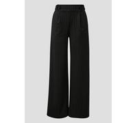 Wide Leg Pants aus Interlockjersey 34/30 schwarz 2172052.99J0.34_30