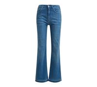 Milano Italy - Wideleg Pants, 5-Pocket style, open hem denim - Gr. - 38
