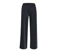 Milano Italy - wideleg pants elastic waist french pockets black - Gr. - XS