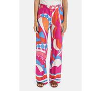 wideleg pants with elastic waist Pink 38