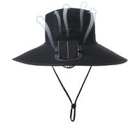 Wiederaufladbare Solarkappe, breite Kappe, atmungsaktive Befestigung mit Sturdy Build, Outdoor-Zubehör mit tragbarer Nutzung, 55,9 - 58,9 cm Sonnenblenden-Organizer, Cooling Gear für Damen und Herren