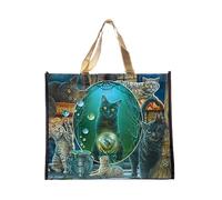 Puckator Einkaufstasche Shopper Magic Cat Montage – 33 x 40 x 16 cm, wiederverwendbar, pflegeleicht