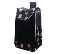 Wiederverwendbare Einkaufswagen-Ersatztasche - Große Kapazität 38L Oxford Tuch Wasserdichte Aufbewahrungstasche für Trolley - Maße: 32cm x 20cm x 56cm