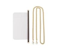 Wiederverwendeter Schultergurt, kompatibel mit Gucci GG Long Wallet Schultertasche Umhängetasche Metallkette(90cm)