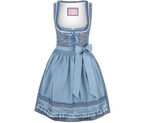 Wiesnwuid Damen Ruby Mini Dirndl, Blau, 42 EU