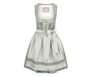 Wiesnwuid Damen Ruby Mini Dirndl, Salbei, 38 EU