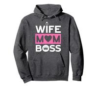 Wife Mom Boss | Happy Mother's Day Mutter Lustiges Muttertag Pullover Hoodie