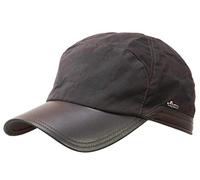 Wigens Bill Gore-Tex Baseballcap mit Ohrenklappen und Elchleder Schirm - Dunkelbraun (814) - 56-57 cm (M)