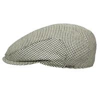 Wigens Ivy Slim Cap Flatcap im Hahnentrittmuster - Hellbraun (809) - 61 cm