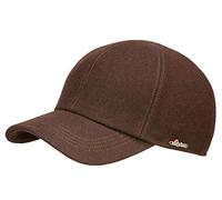 Wigens Kent Melton Baseballcap mit Ohrenklappen aus Wolle - Braun (48) - 56 cm