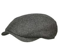 Wigens Newsboy Slim Cap Ballonmütze aus Wolle und Kaschmir - Anthrazit (95) - 55 cm