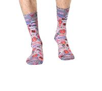 Wigglesteps | Men's Calf Length | Turbo Collection | EU 41-46 (Light Blue)