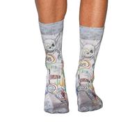 Wigglesteps | Men's Calf Length | Vintage Travel Collection | EU 41-46 (Light Grey)