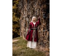 Wikinger Birka Mantel rot Knebel-Verschluss ""Skadi"" M