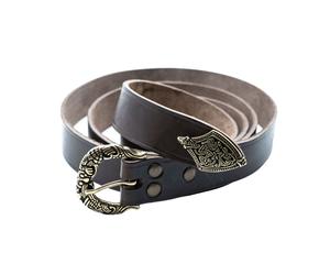 Wikinger-Gürtel mit Riemenende, 160cm lang, 3 cm breit,...