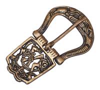 Wikinger Gürtelschnalle aus Bronze, Borre-Stil, 10. Jahrhundert