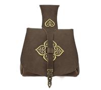 Wikinger Gürteltasche Birka oder Ås Tasche Braun