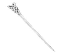 Wikinger Haarnadel aus Metall für Damen, Langer Haarstab | Antikes Silber, Robust gegen Verformung, Dekoratives Haarzubehör, für Besondere Anlässe