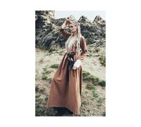 Wikinger Kleid mit Stickereien XL