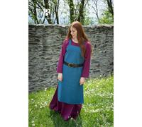 Wikinger Kleid Typ Trägerkleid Frida Baumwolle Meerblau