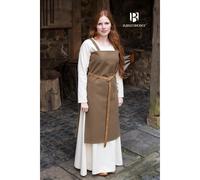 Wikinger Kleid Typ Trägerkleid Jodis Wolle Herbstgrün S